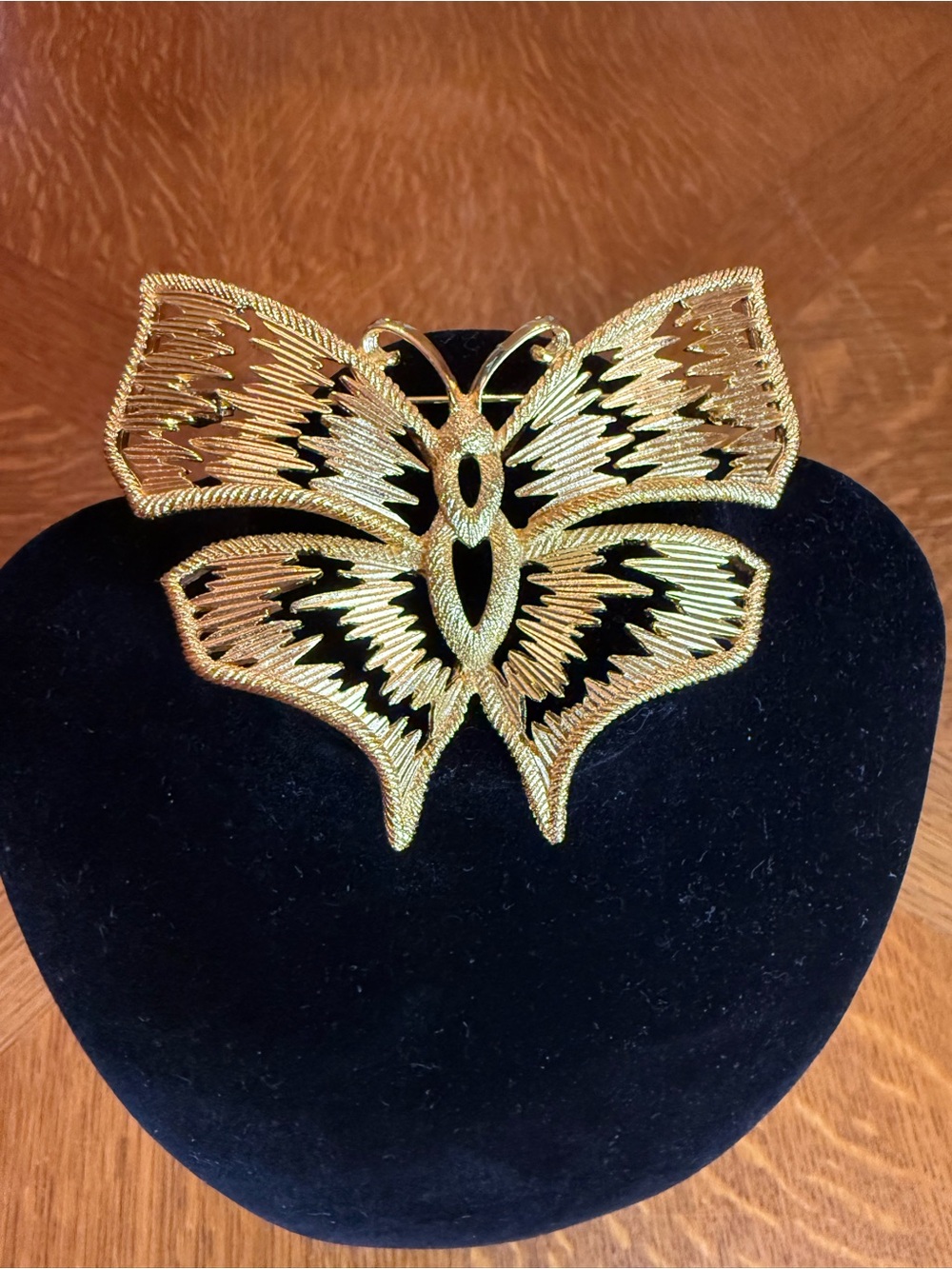 Christian Dior Gold Butterfly Brooch Pin - Women Jewelry
